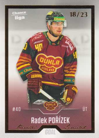 Pořízek Radek 22-23 GOAL Cards Chance liga Gold #212