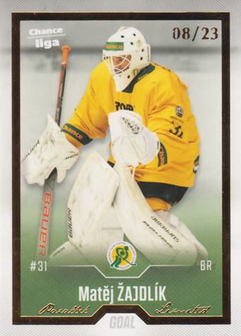 Žajdlík Matěj 22-23 GOAL Cards Chance liga Gold #216