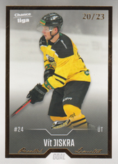 Jiskra Vít 22-23 GOAL Cards Chance liga Gold #237