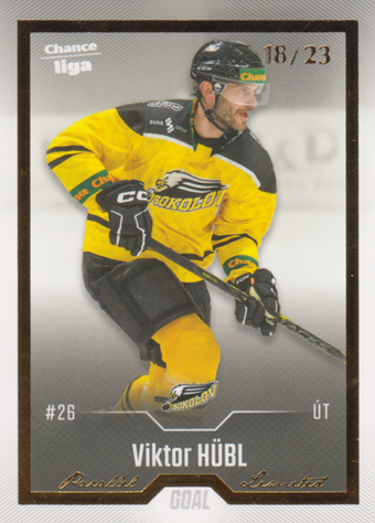 Hübl Viktor 22-23 GOAL Cards Chance liga Gold #238