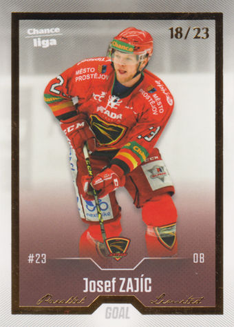 Zajíc Josef 22-23 GOAL Cards Chance liga Gold #250