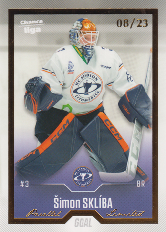 Sklíba Šimon 22-23 GOAL Cards Chance liga Gold #260