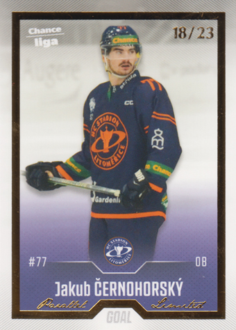 Černohorský Jakub 22-23 GOAL Cards Chance liga Gold #265