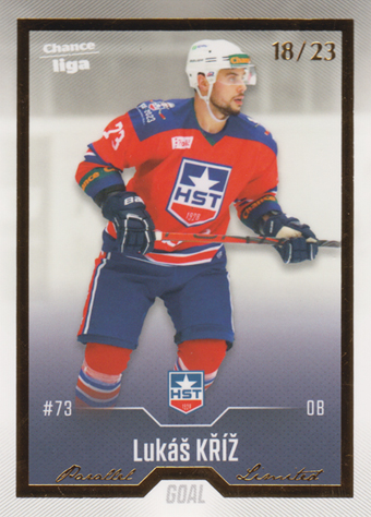 Kříž Lukáš 22-23 GOAL Cards Chance liga Gold #277