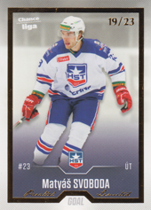 Svoboda Matyáš 22-23 GOAL Cards Chance liga Gold #283