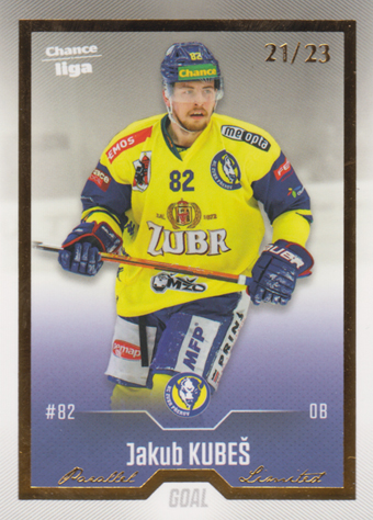 Kubeš Jakub 22-23 GOAL Cards Chance liga Gold #292