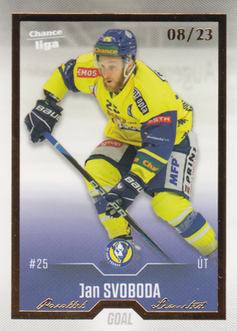 Svoboda Jan 22-23 GOAL Cards Chance liga Gold #298