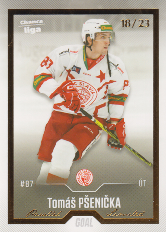 Pšenička Tomáš 22-23 GOAL Cards Chance liga Gold #314