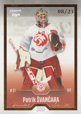 Švančara Patrik 22-23 GOAL Cards Chance liga Gold #329