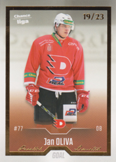 Oliva Jan 22-23 GOAL Cards Chance liga Gold #347