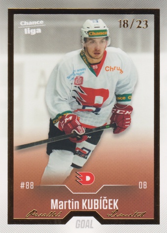 Kubíček Martin 22-23 GOAL Cards Chance liga Gold #348