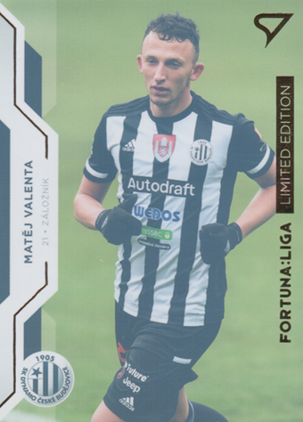 Valenta Matěj 20-21 Fortuna Liga Limited Gold #349