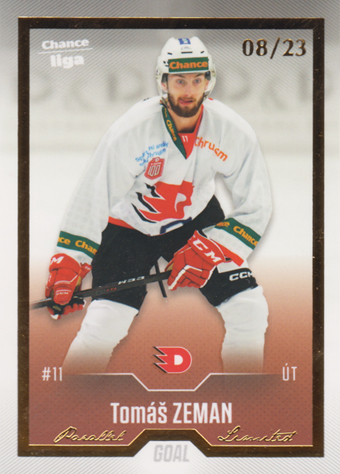 Zeman Tomáš 22-23 GOAL Cards Chance liga Gold #351