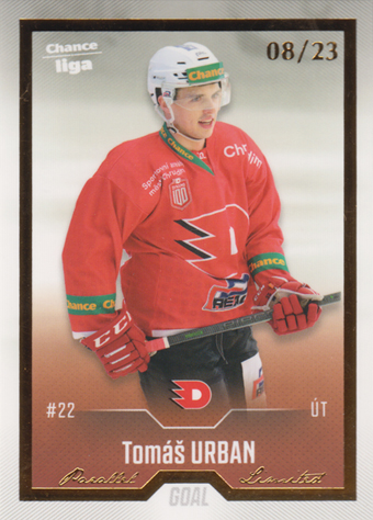 Urban Tomáš 22-23 GOAL Cards Chance liga Gold #353