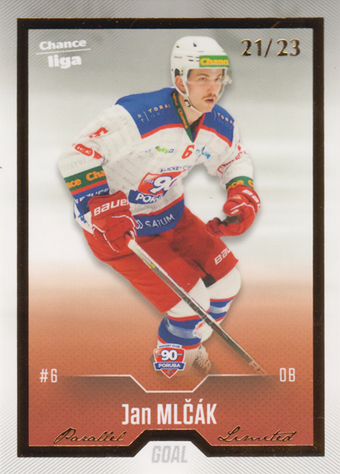 Mlčák Jan 22-23 GOAL Cards Chance liga Gold #359
