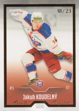 Koudelný Jakub 22-23 GOAL Cards Chance liga Gold #362