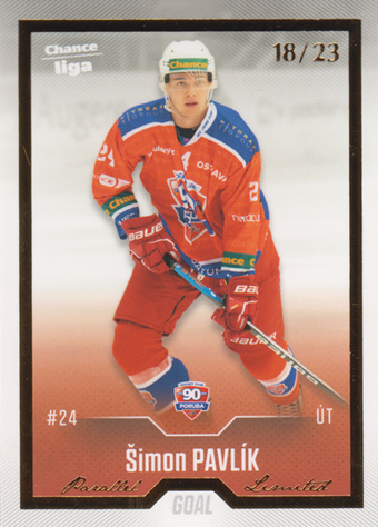 Pavlík Šimon 22-23 GOAL Cards Chance liga Gold #363