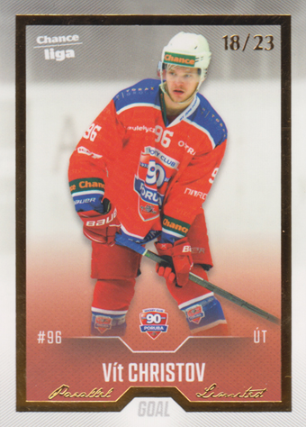 Christov Vít 22-23 GOAL Cards Chance liga Gold #371