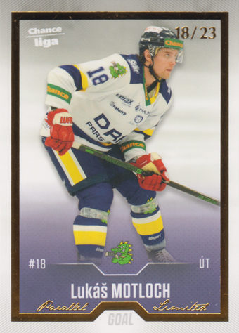 Motloch Lukáš 22-23 GOAL Cards Chance liga Gold #377