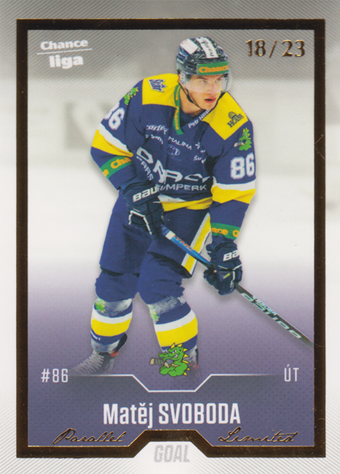 Svoboda Matěj 22-23 GOAL Cards Chance liga Gold #383