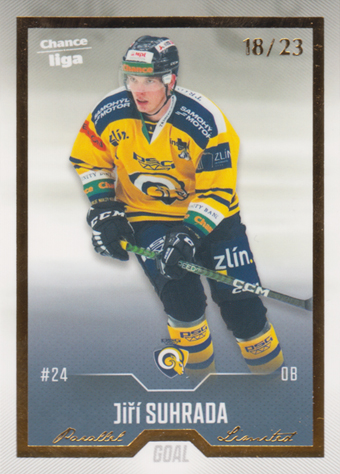 Suhrada Jiří 22-23 GOAL Cards Chance liga Gold #389