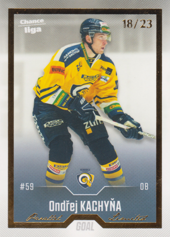 Kachyňa Ondřej 22-23 GOAL Cards Chance liga Gold #390