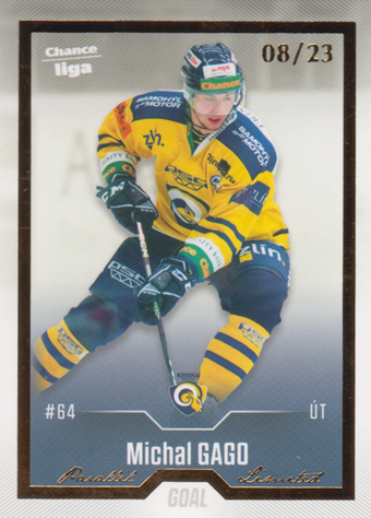 Gago Michal 22-23 GOAL Cards Chance liga Gold #397