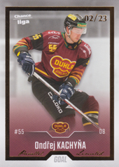 Kachyňa Ondřej 22-23 GOAL Cards Chance liga Gold #403