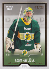 Pavlíček Adam 22-23 GOAL Cards Chance liga Gold #413