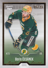 Česánek Boris 22-23 GOAL Cards Chance liga Gold #416