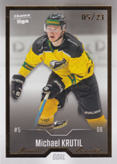 Krutil Michael 22-23 GOAL Cards Chance liga Gold #421