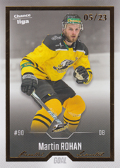 Rohan Martin 22-23 GOAL Cards Chance liga Gold #422