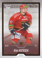 Kotásek Alex 22-23 GOAL Cards Chance liga Gold #432