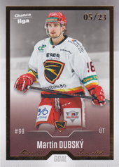 Dubský Martin 22-23 GOAL Cards Chance liga Gold #436