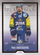 Kratochvíl Petr 22-23 GOAL Cards Chance liga Gold #447