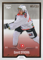 Sýkora David 22-23 GOAL Cards Chance liga Gold #473