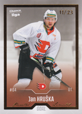 Hruška Jan 22-23 GOAL Cards Chance liga Gold #482