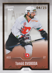 Svoboda Tomáš 22-23 GOAL Cards Chance liga Gold #483