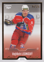 Lednický Vojtěch 22-23 GOAL Cards Chance liga Gold #487