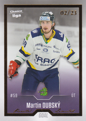 Dubský Martin 22-23 GOAL Cards Chance liga Gold #491