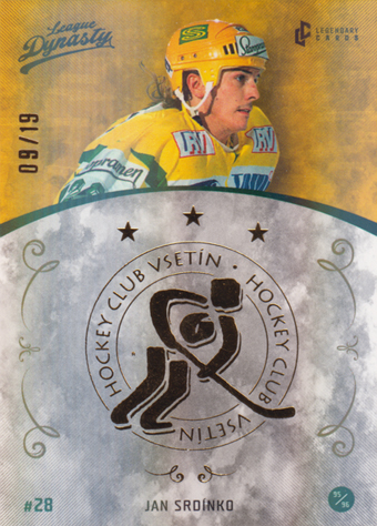 Srdínko Jan 2021 Legendary Cards League Dynasty Gold Rainbow #40