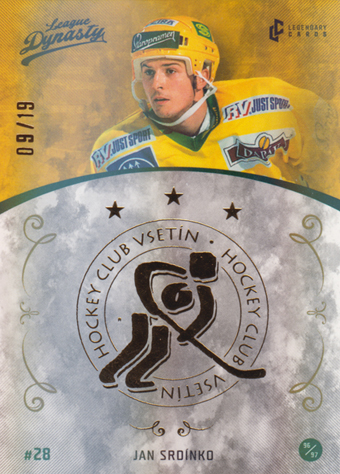 Srdínko Jan 2021 Legendary Cards League Dynasty Gold Rainbow #75