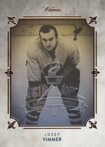 Vimmer Josef 2019 OFS Classic Síň slávy Kladenského hokeje Gold Rainbow #32