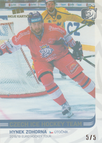 Zohorna Hynek 2019 MK Reprezentace Gold Rainbow #41