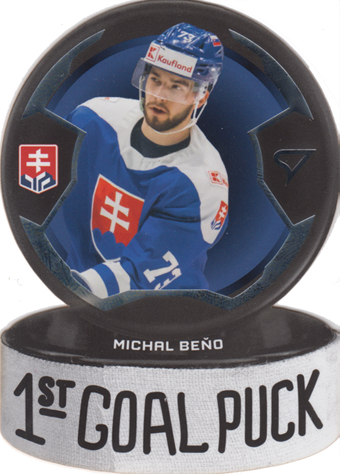 Beňo Michal 2024 Hokejové Slovensko 1st Goal Puck #GP-01