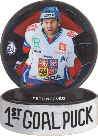 Nedvěd Petr 2024 Hokejové Česko 1st Goal Puck #GP-11
