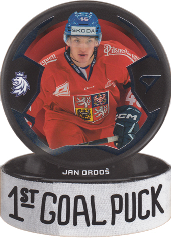 Ordoš Jan 2024 Hokejové Česko 1st Goal Puck #GP-12