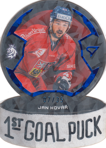 Kovář Jan 2024 Hokejové Česko 1st Goal Puck Limited #GP-10