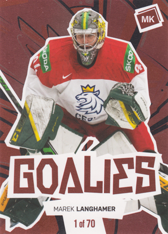 Langhamer Marek 2022 MK Reprezentace Goalies Red #G-ML