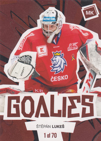 Lukeš Štěpán 2022 MK Reprezentace Goalies Red #G-ŠL